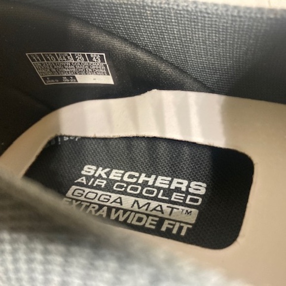 Skechers Go Walk Max men's grey meah slip-on extra wide - Picture 3 of 5